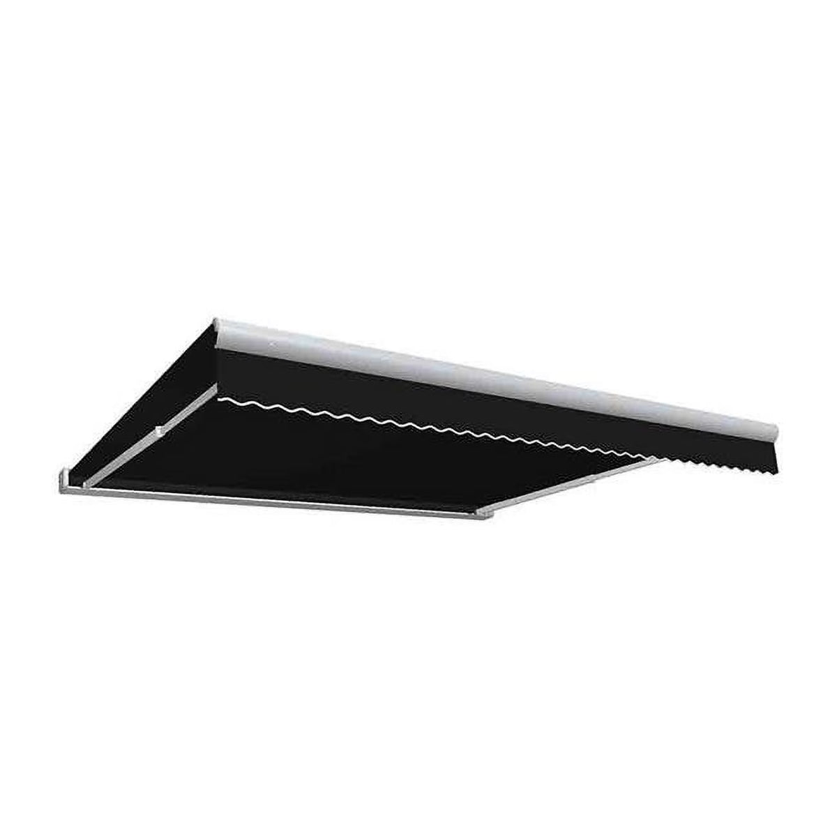 Black Full Cassette Right Motor Retractable Awning C184