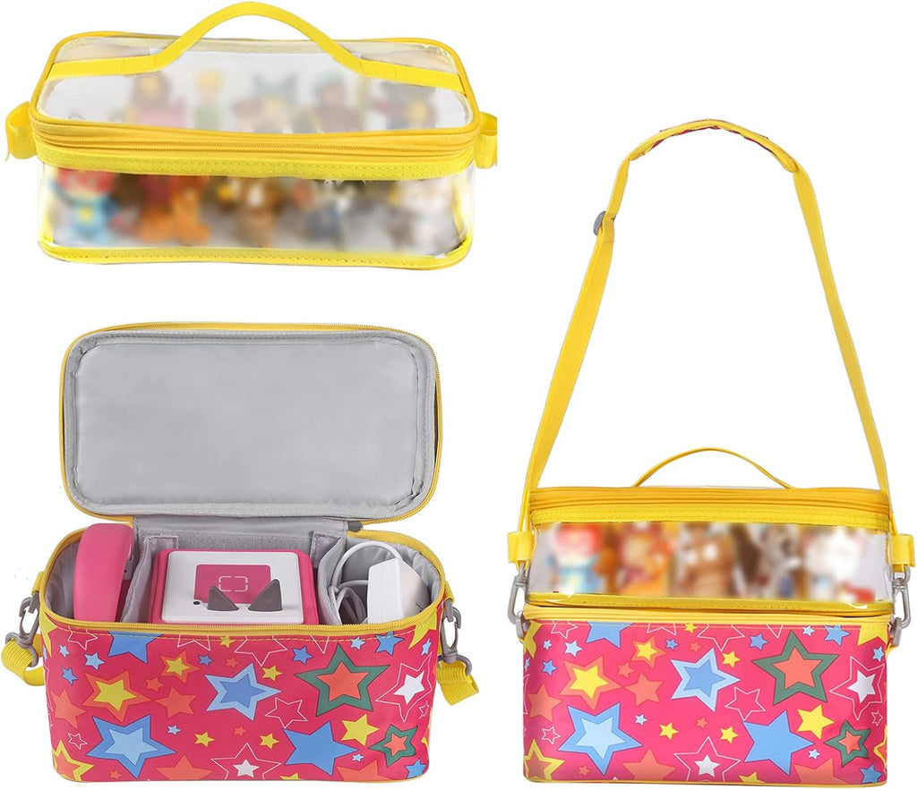Transparent Carrying Case with Bottom Magnet Design T9588