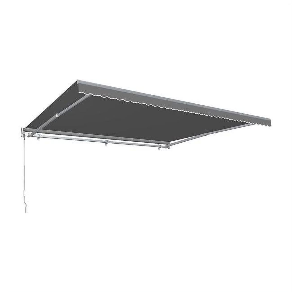 Gray Retractable Awning with Remote I3011