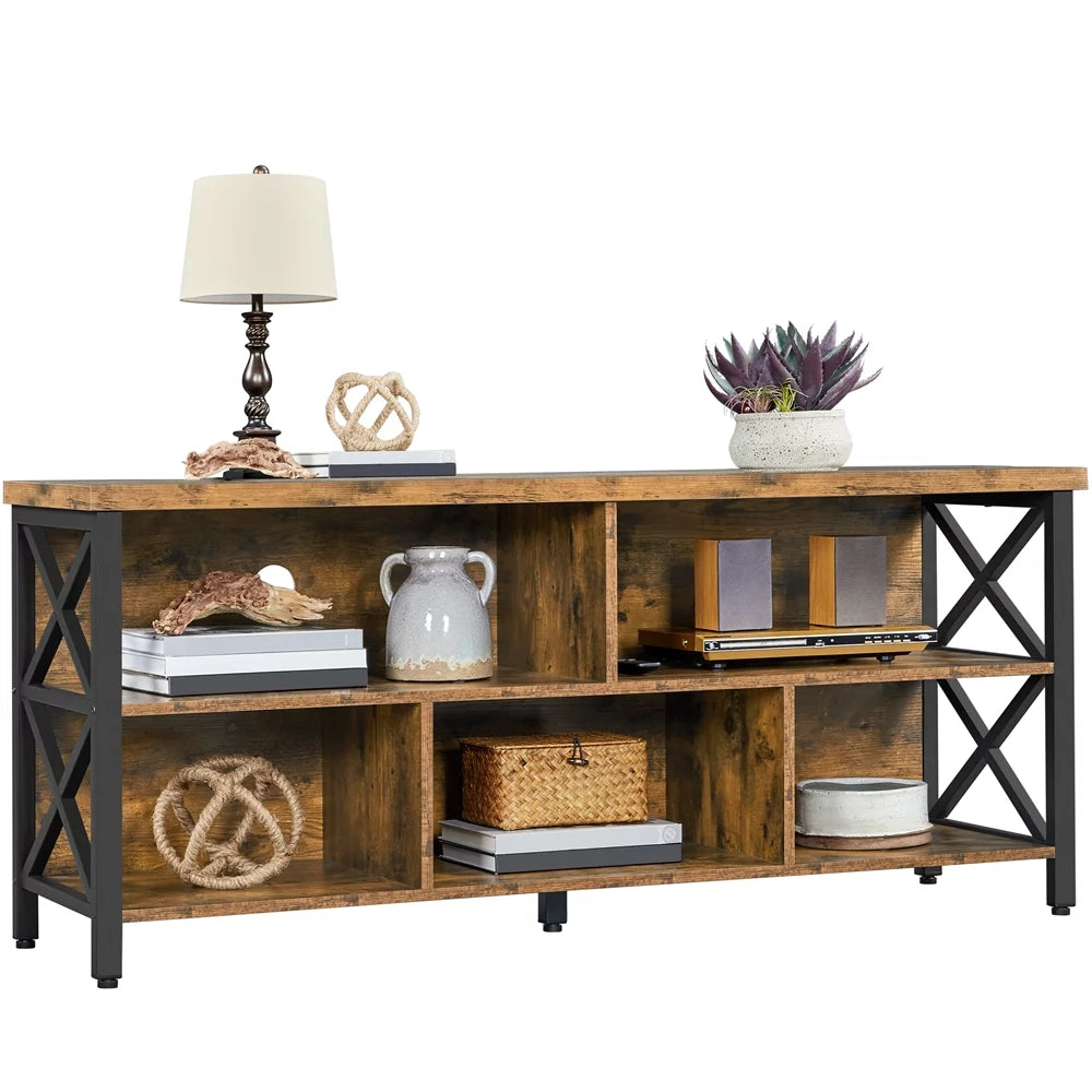 Gray TV Stand with Storage P819