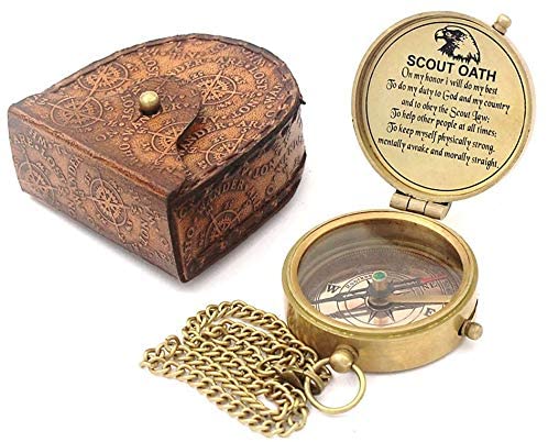Moral Compass with Leather Case P68402