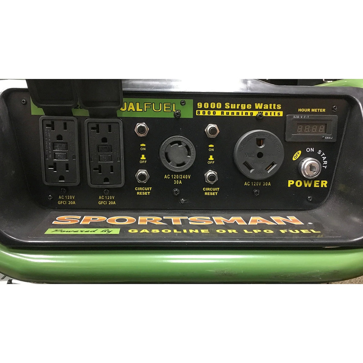 9000 Watt Dual Fuel Generator V868