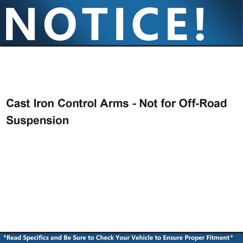 Front Lower Control Arms with Ball Joints 2pc Set V75442