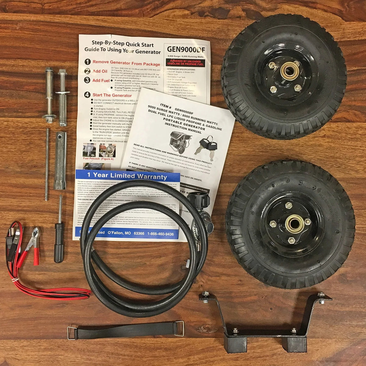 9000 Watt Dual Fuel Generator V868