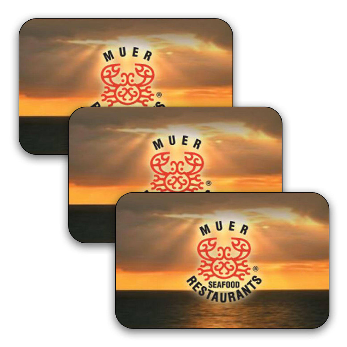 3 x Value Gift Cards G3912