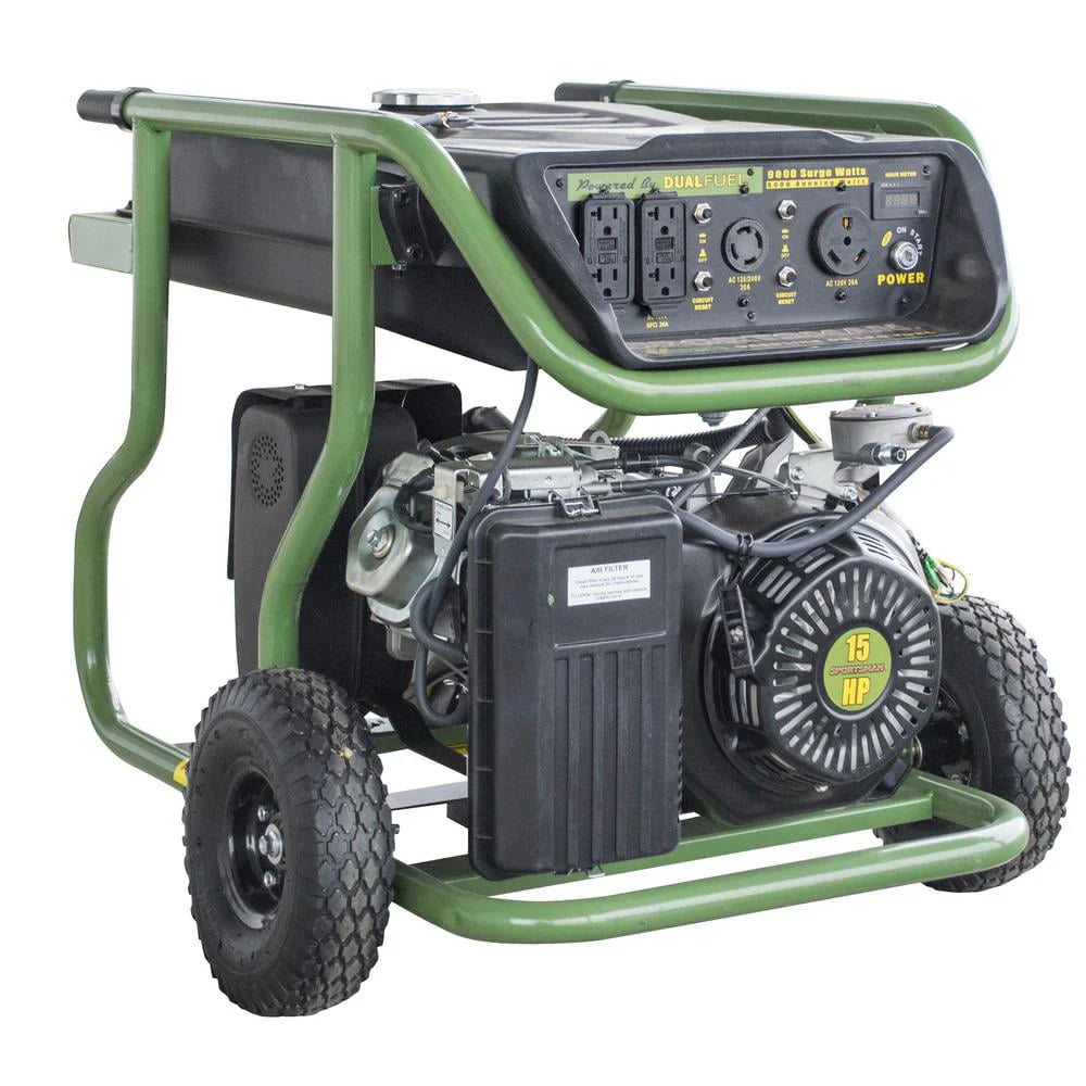 9000 Watt Dual Fuel Generator V868