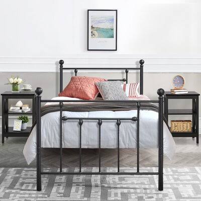 14x22 Bed Frame Twin Black O747