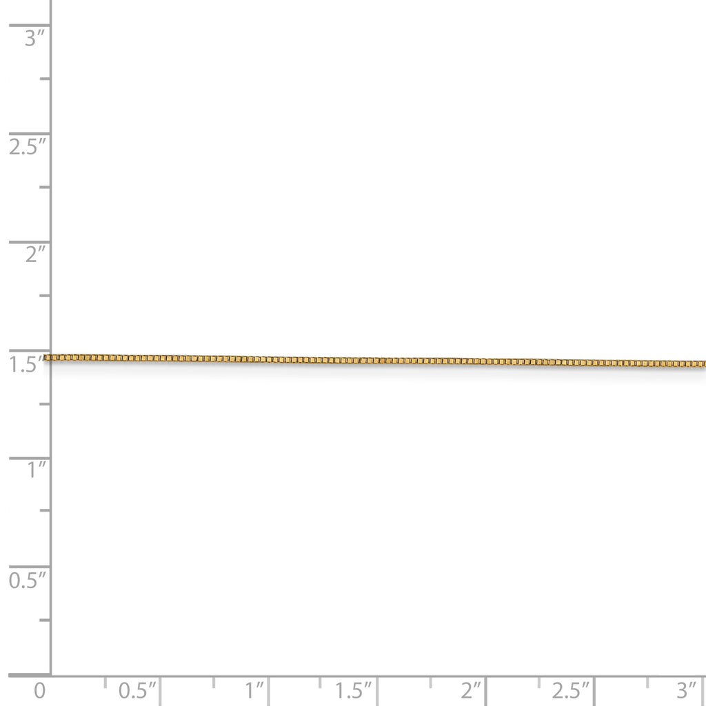 14 Karat Yellow Gold Box Chain X165161