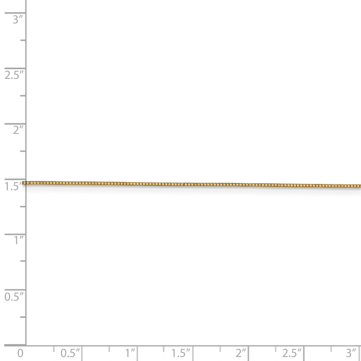 14 Karat Yellow Gold Box Chain X165161