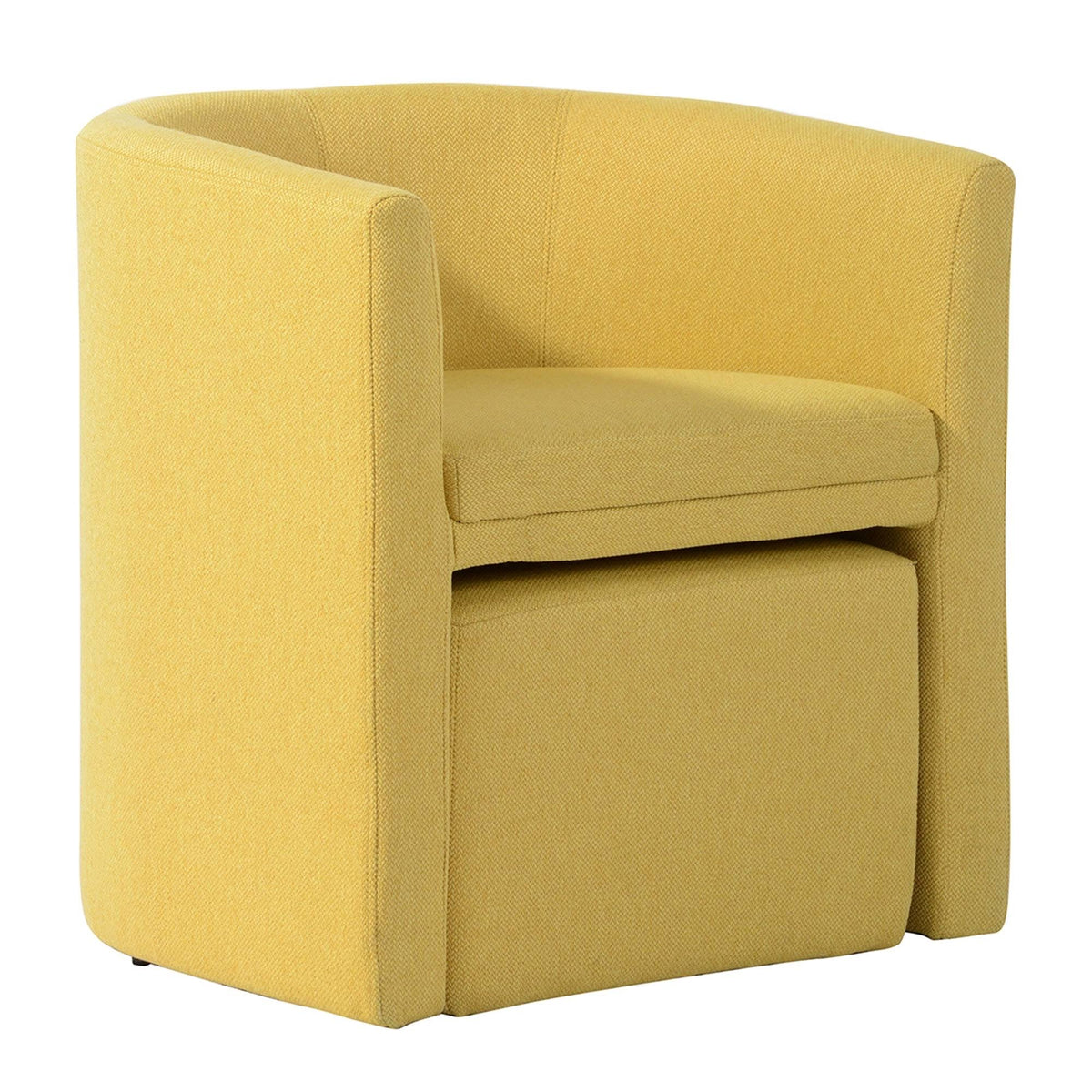 Blue Accent Chair with Ottoman H959