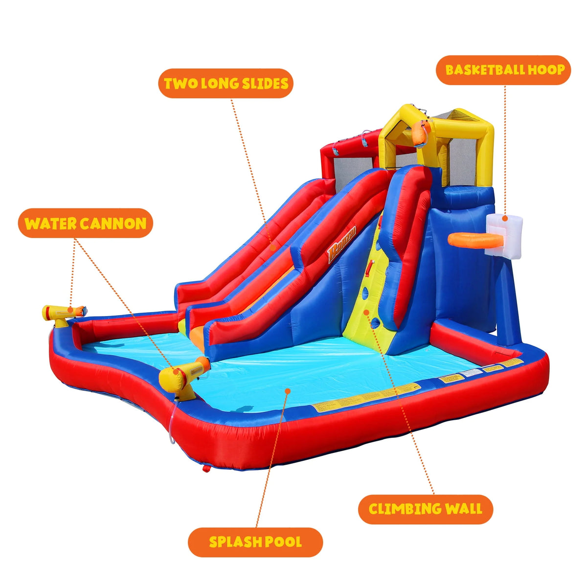 Giant Inflatable Water Slide Splash Park R1641