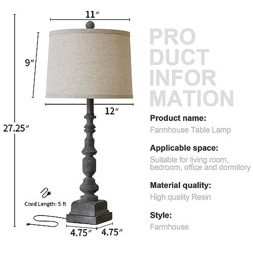 Vintage USB Table Lamps Set of 2 J893838