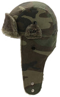 Camo Olive Faux Fur Trapper Hat V42955