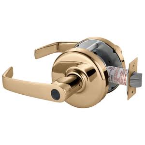 Cylindrical Lock Bright Bronze Clear Coated X84082