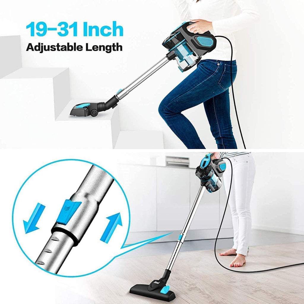 Corded Stick Vacuum Cleaner, 18Kpa, 600W Motor, 3-in-1 Multi-cyclone Filtration Lightweight Vacuum Cleaner B820
