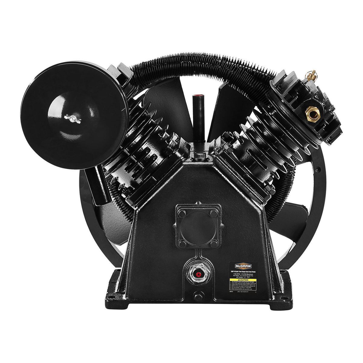 5 HP 175 PSI 2-Stage Cast Iron Air Compressor Pump X8440