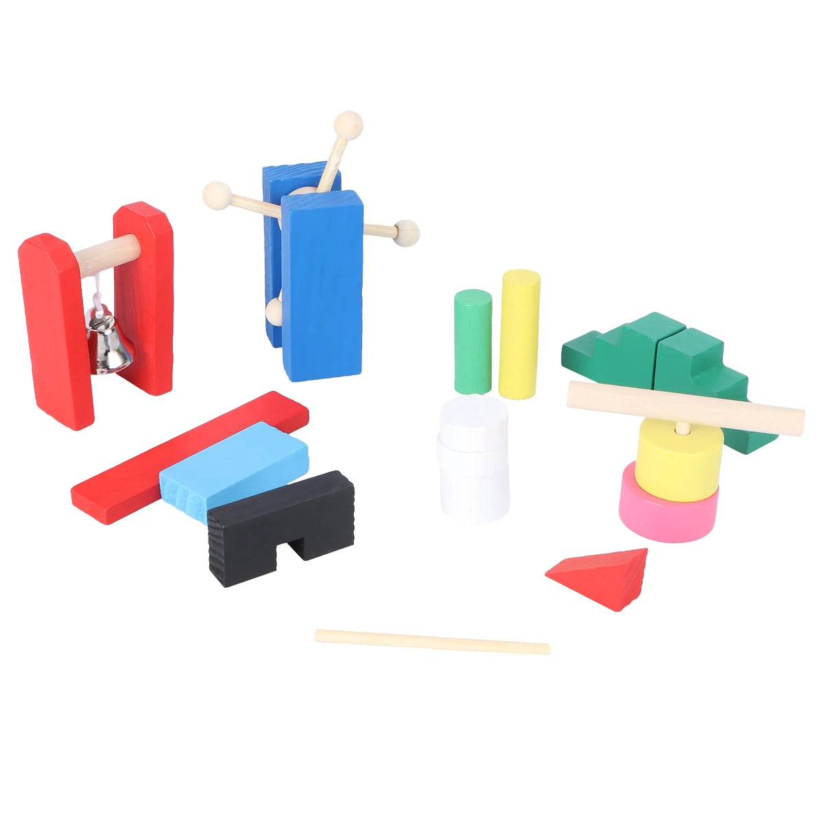 Wooden Domino Blocks Building Toy W80029