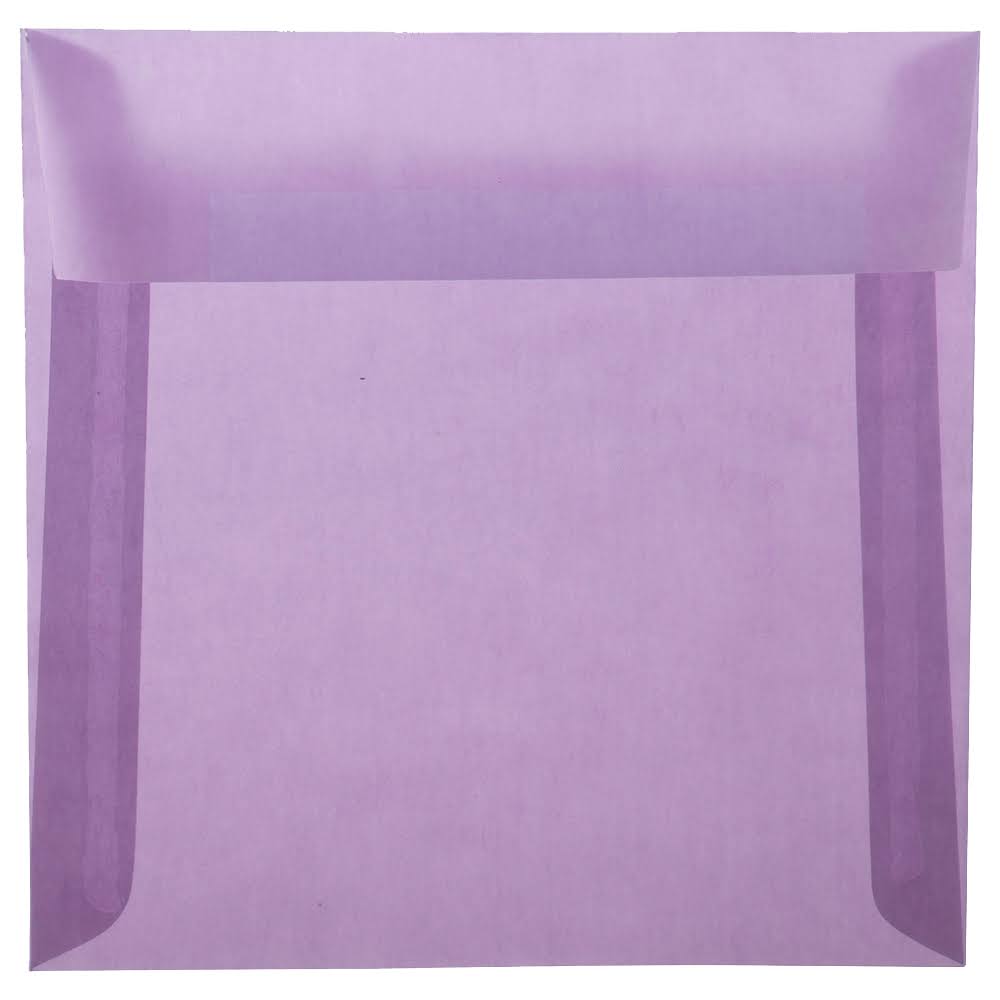 Purple Square Invitation Envelopes - 1000/Carton M7653