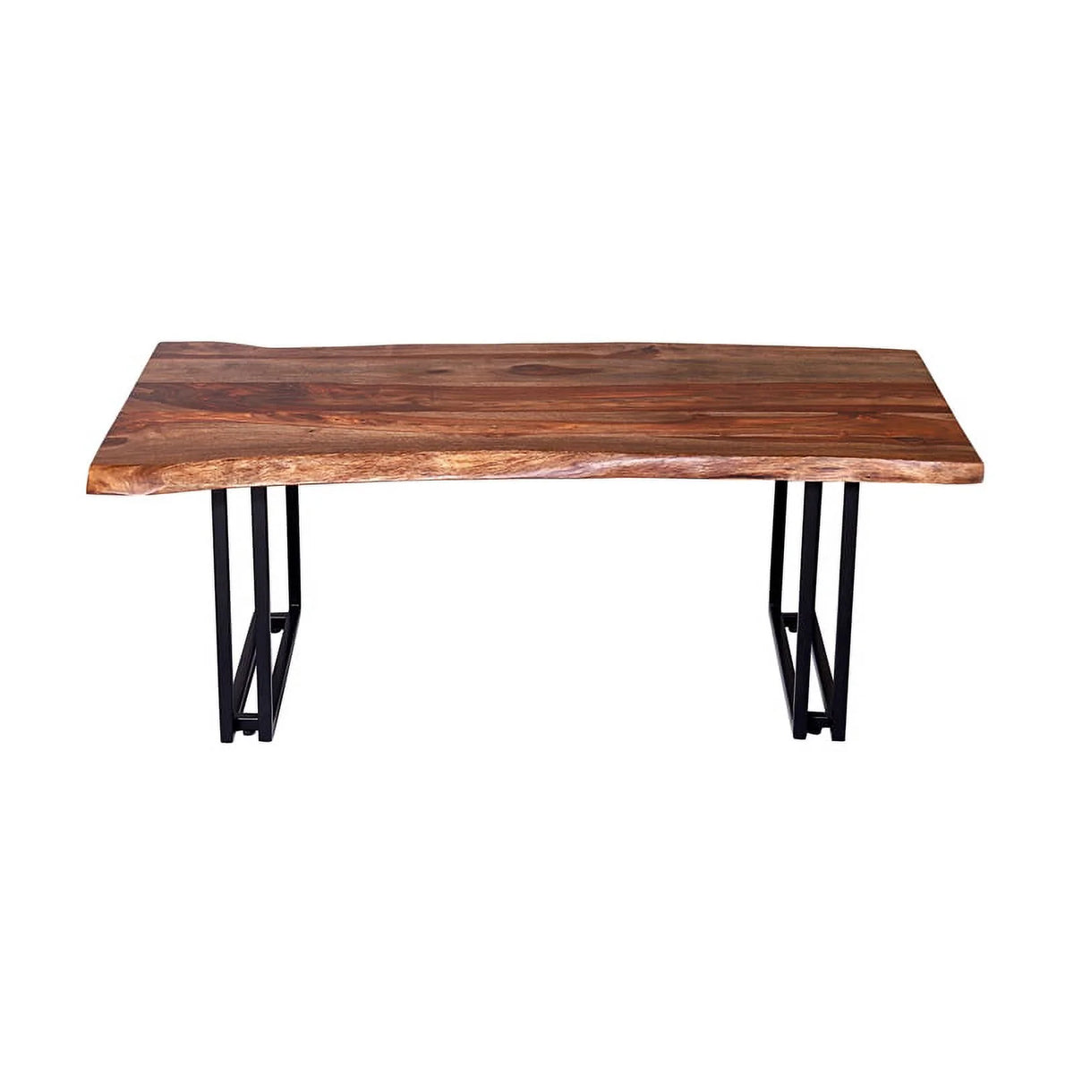 Solid Sheesham Wood Live Edge Coffee Table J249470