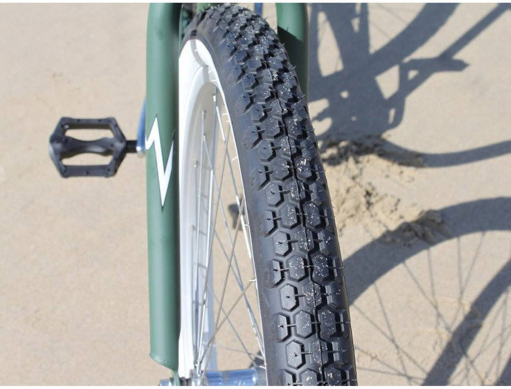 Matte Grey Single Speed Beach Cruiser O6734