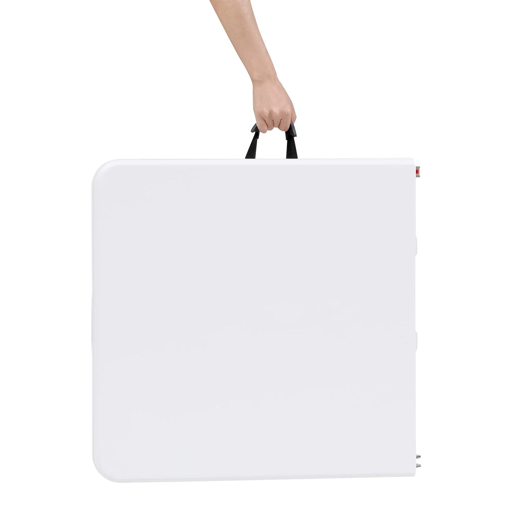 White 4 Foot Folding Table U794361