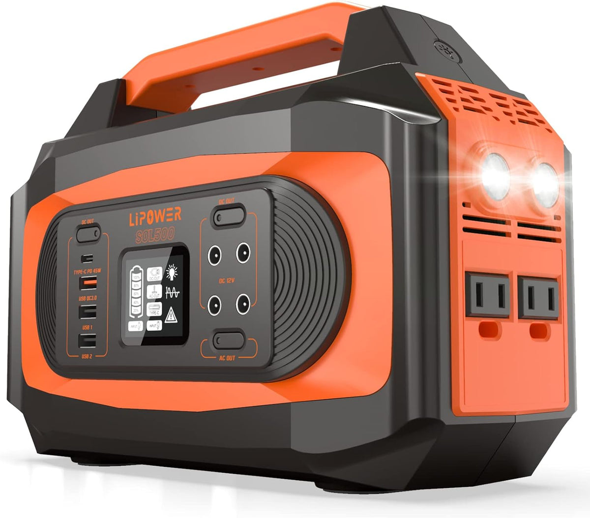 500W Portable Power Station Solar Generator Q167349