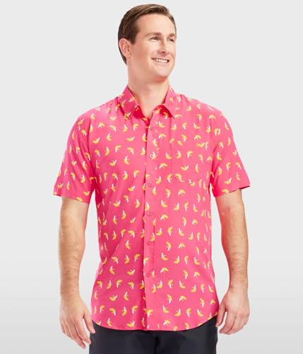 Hawaiian Shirts for Men Stretch Fabric Modern Fit F506