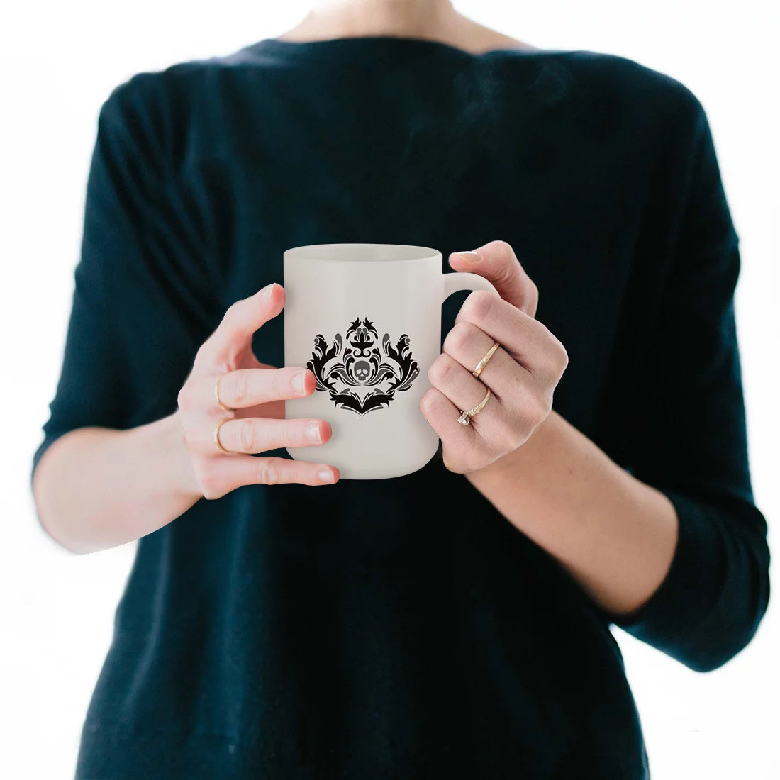 White Ceramic 15oz Mug I798