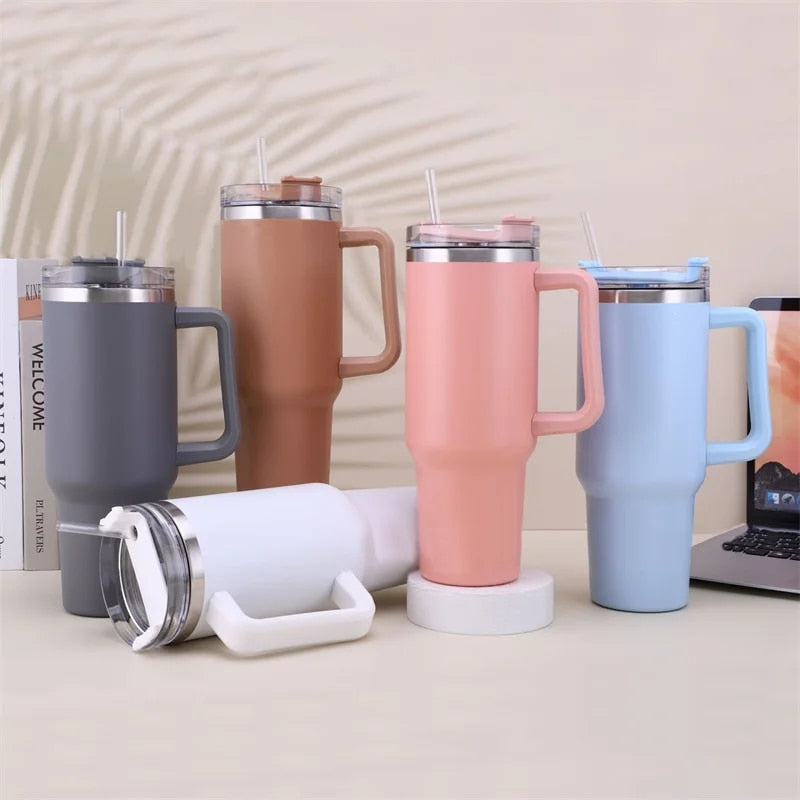 40oz Stainless Steel Insulation Mug With Handle N924