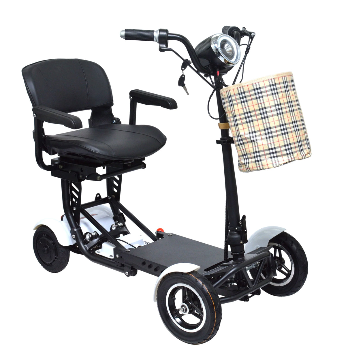 Heavy Duty Folding Power Scooter 300 lbs Capacity 12 Miles Z291