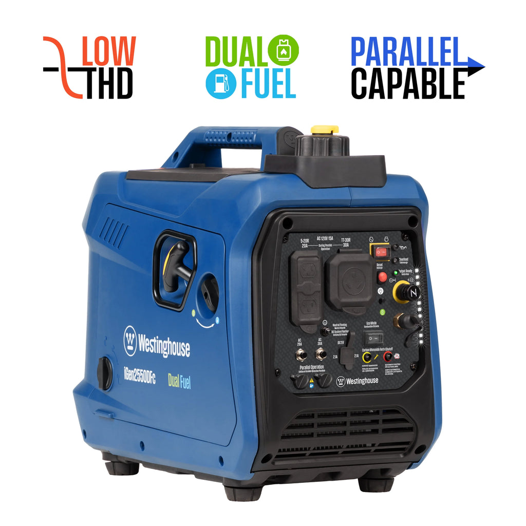 2550 Peak Watt Dual Fuel Portable Inverter Generator A638977