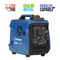 2550 Peak Watt Dual Fuel Portable Inverter Generator A638977