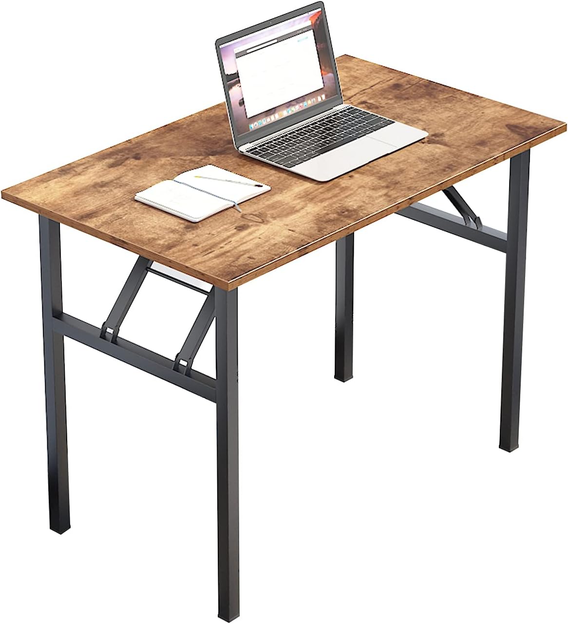 Rustic Brown Compact Folding Desk M93376