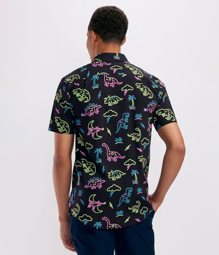 Hawaiian Shirts for Men Stretch Fabric Modern Fit F506