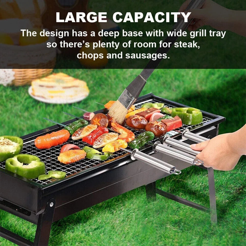 Portable Charcoal Stainless Steel BBQ Grill U348