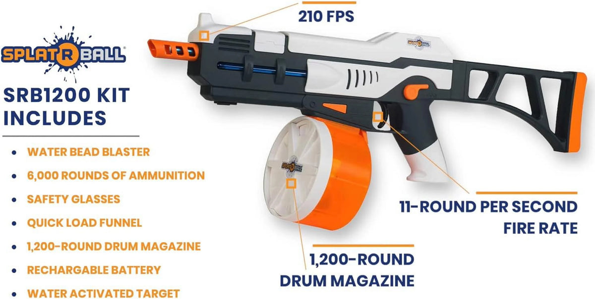 Rechargeable Battery Powered Water Bead Gel Ball Blaster T8574