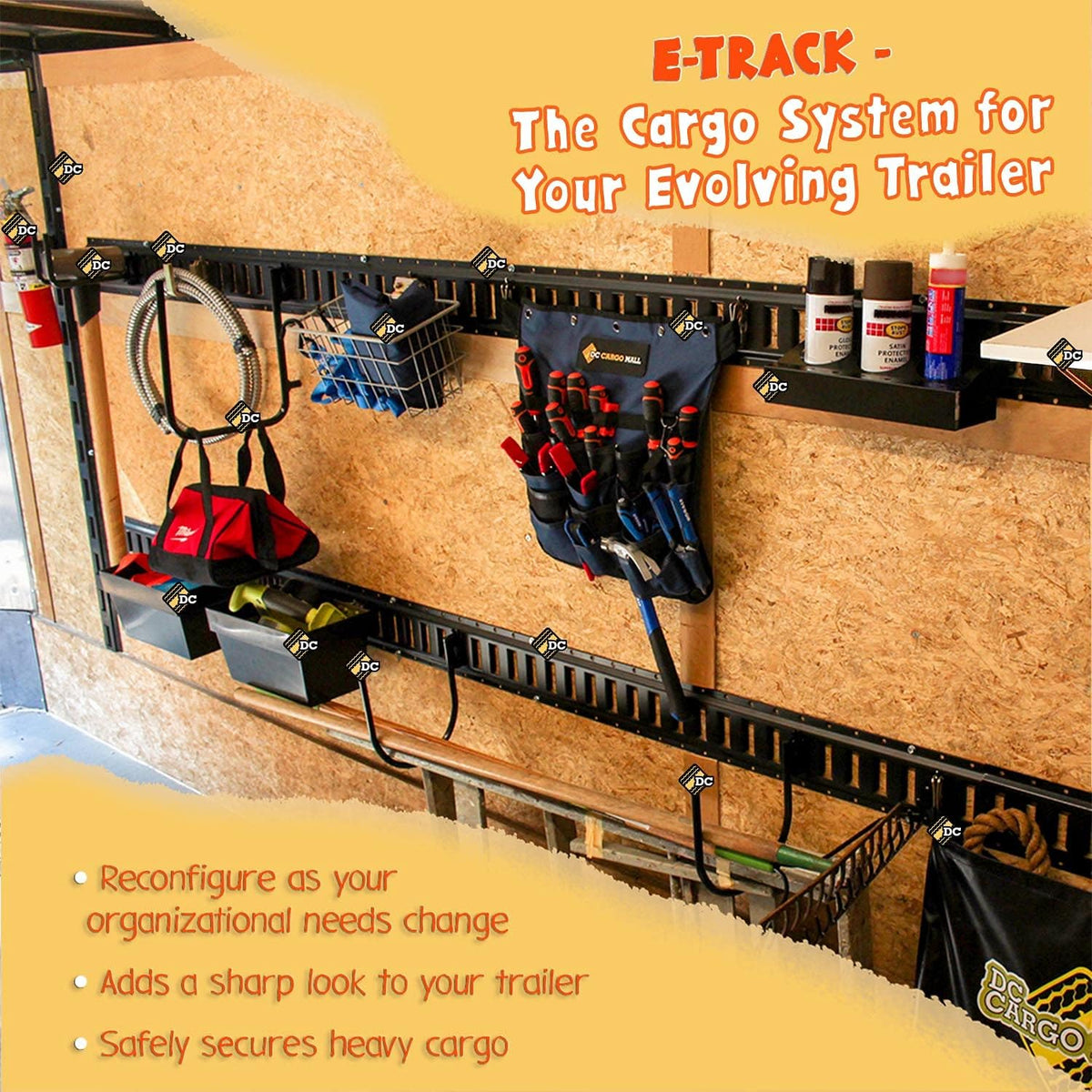 E-Track Fire Extinguisher Brackets 2 Pack Z5274