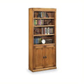 Brown Wood Bookcase with Lower Doors F913547