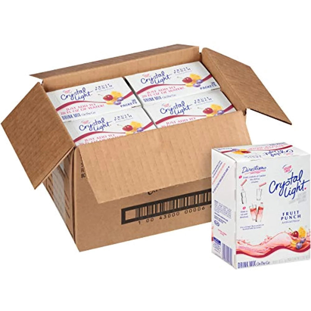 Sugar-Free Fruit Punch Powdered Drink Mix 120 Count M3700