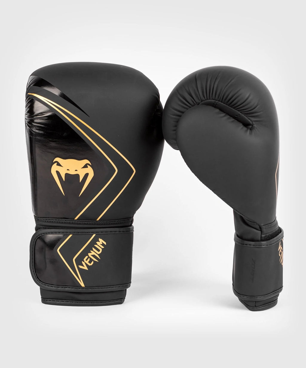 Black Gold 12 oz Boxing Gloves V158