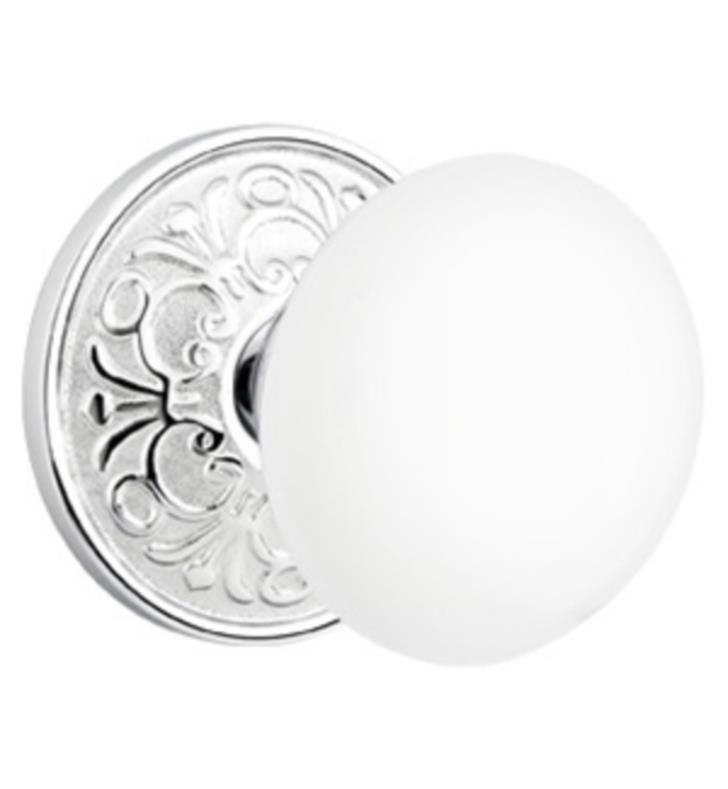 Egg Knob Passage with French Antique Brass Finish O12123