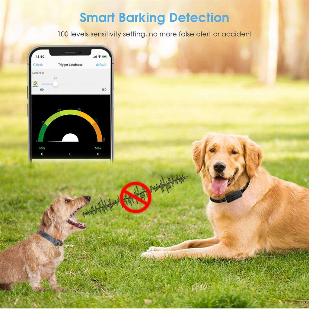 Waterproof APP Control Dog Bark Collar W142