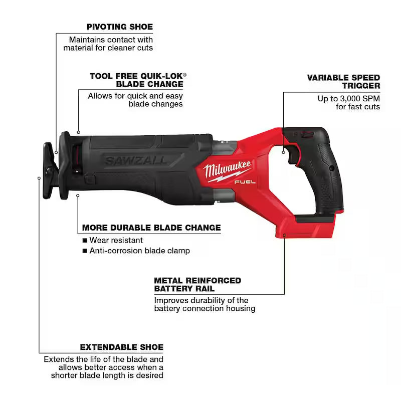 18V Lithium-Ion Brushless Cordless Reciprocating Saw C99016