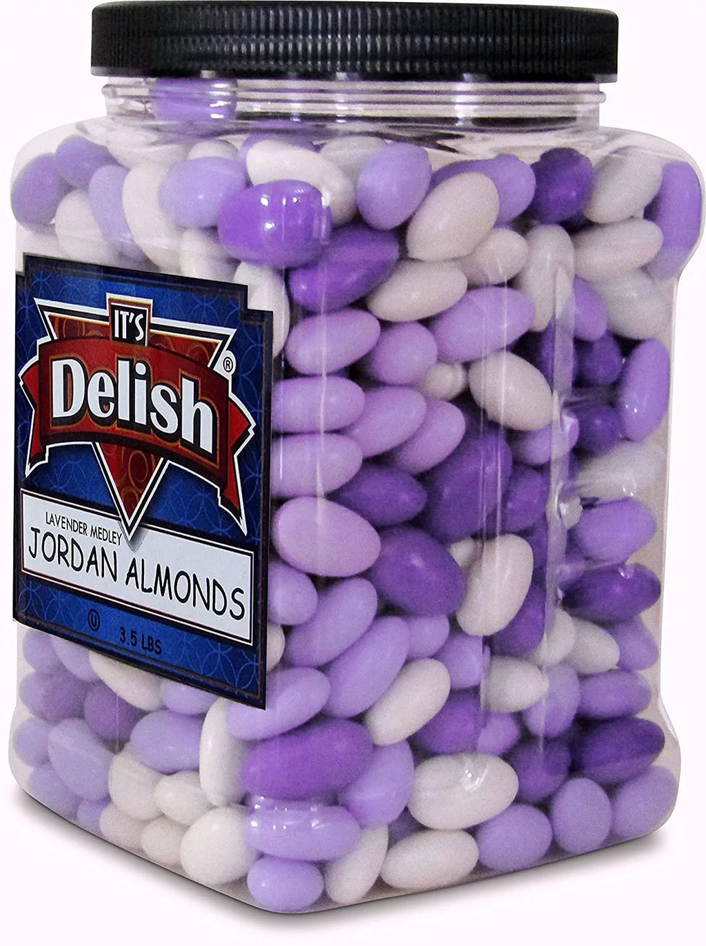 Lavender Purple & White Jordan Almonds 3.5 LBS Vegan & Kosher N169