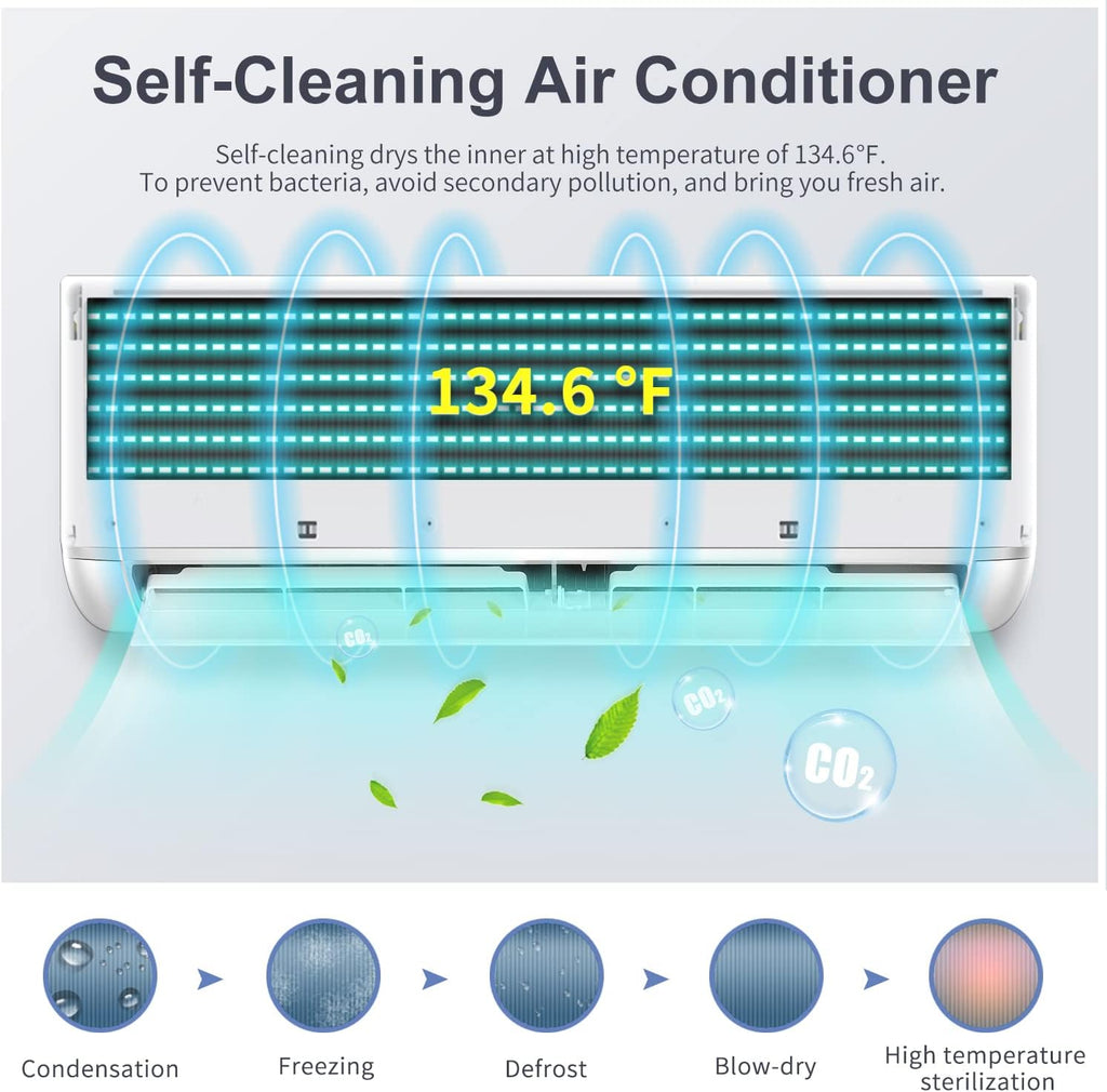 12,000 BTU WiFi Enabled Ductless Mini Split Air Conditioner X59983