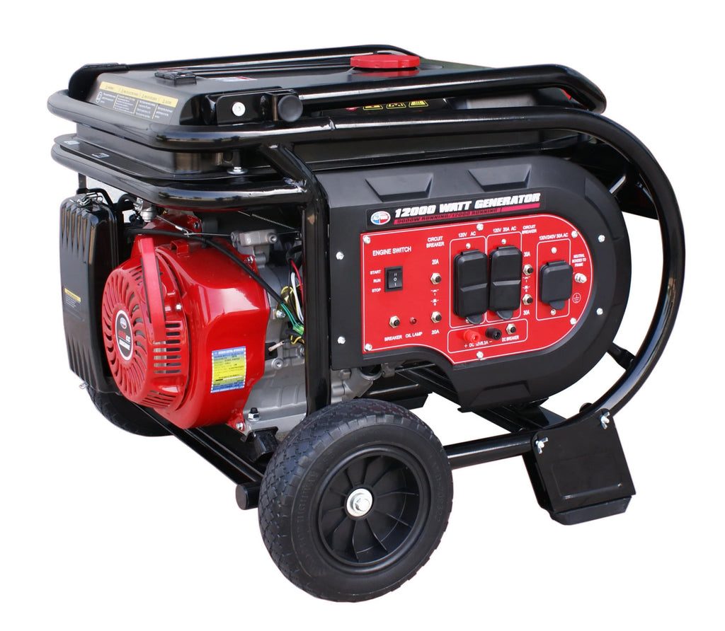 12000 Watt Gas Powered Portable Generator with Electric Start C5424