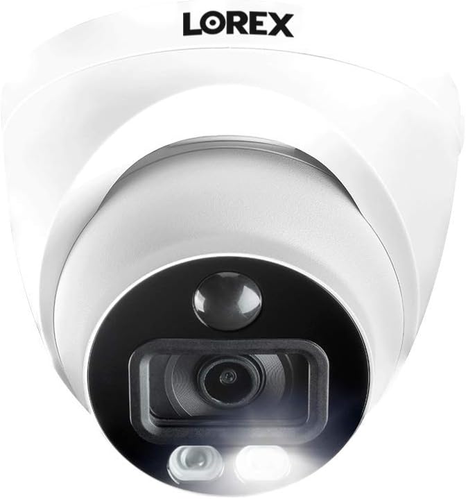 4K Ultra HD Dome Security Camera with Color Night Vision Z153239