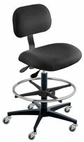 Black Cloth Ergonomic Chair I8940