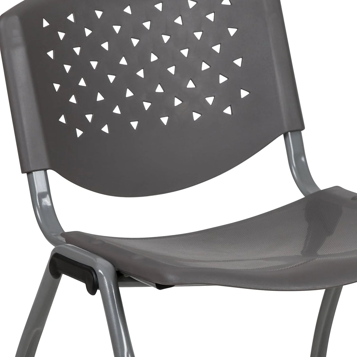 Gray Plastic Stack Chair G1686