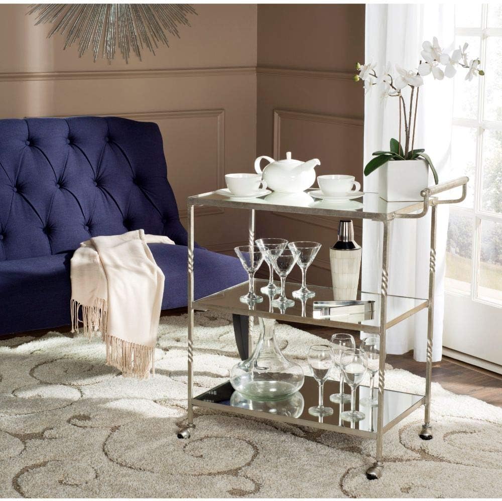 Silver Bar Cart V36379